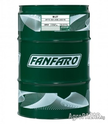 Двутактово масло FANFARO M-2T зелено, 208л, наливно