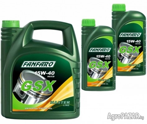 7 литра моторно масло FANFARO GSX 15W40